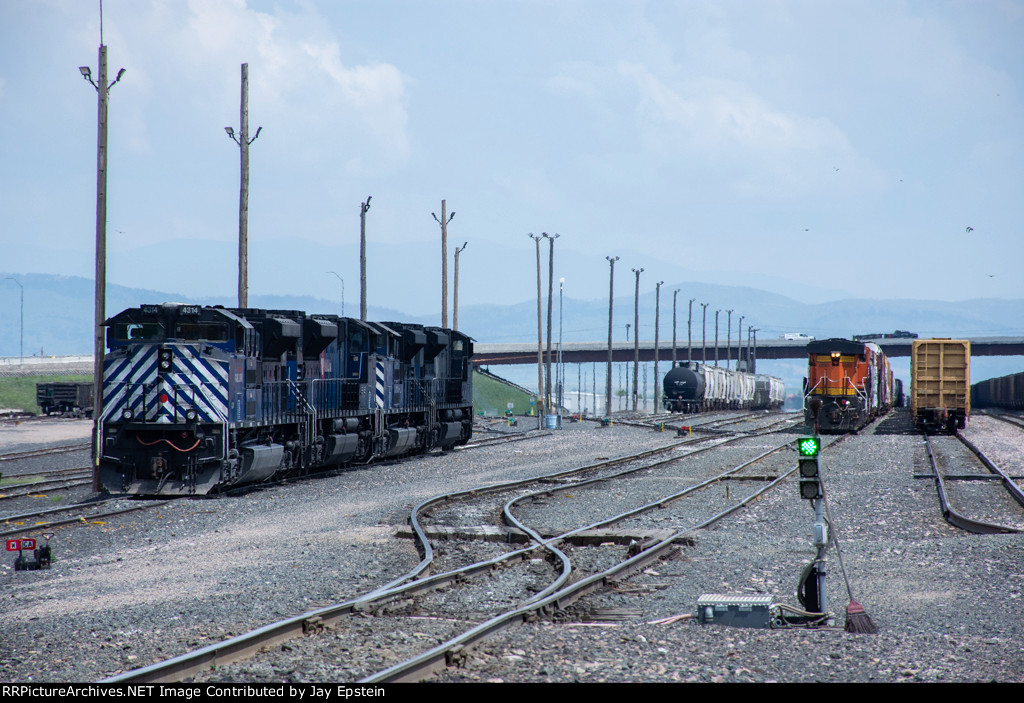 Looking into the east End of Helena Yard